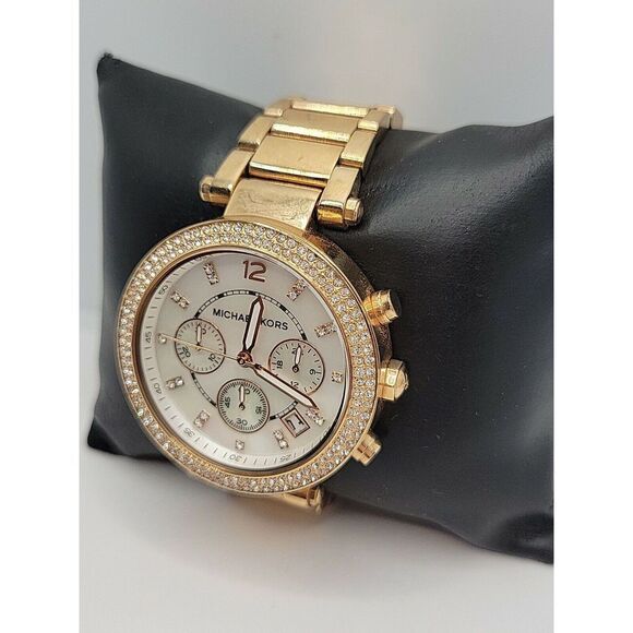 MICHAEL KORS MK5491 Women's Stainless Steel Analog Dial Quartz Wrist Watch AM163 - Picture 3 of 11